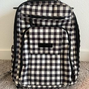 Jujube gingham brb backpack diaper bag. Used condition.